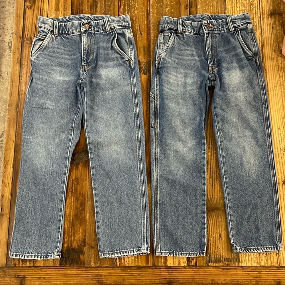 J Crew boys denim, two pair, both size 10.
